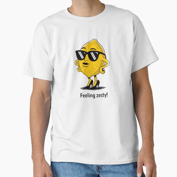 Item preview, Feeling Zesty, lemon, funnyfits70, Humor, Funny,  designed and sold by FunnyFits70.