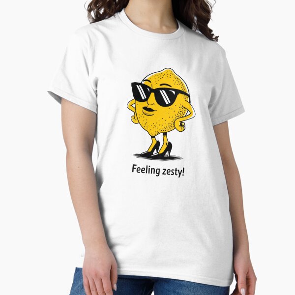 Artikel-Vorschau von Feeling Zesty, Zitrone, funnyfits70, Humor, Lustig,, designt und verkauft von FunnyFits70.