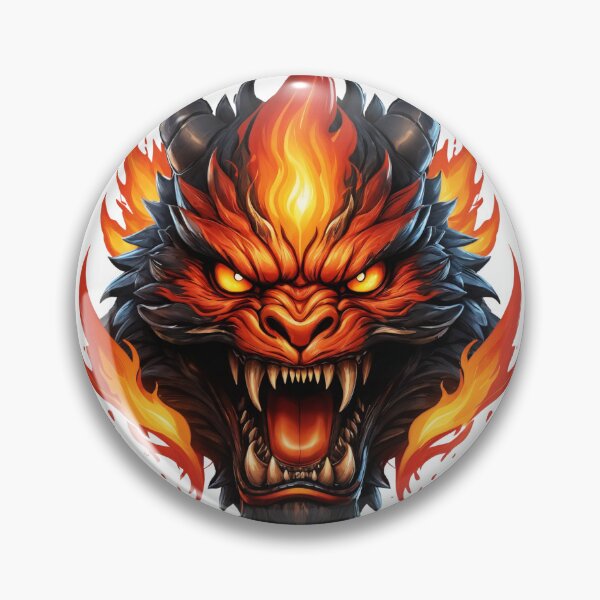 Item preview, Flaming Kaiju designed and sold by PopOptikal.