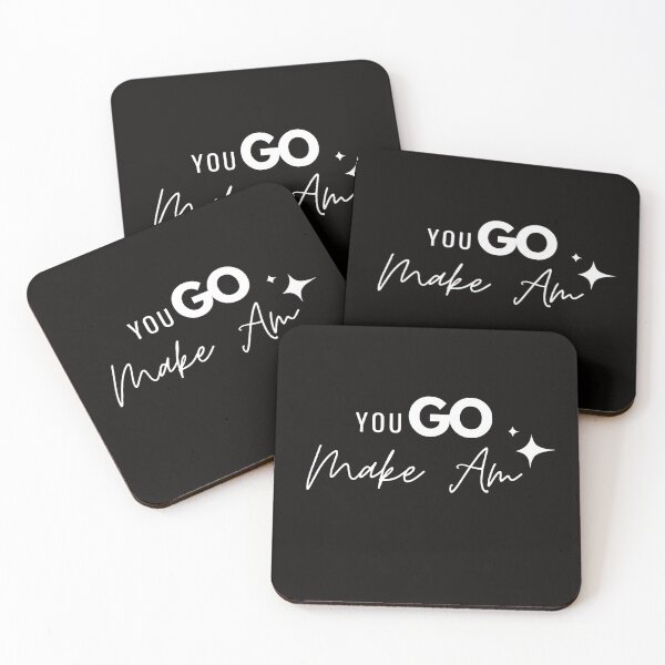 Item preview, "You Go Make Am" Motivational Pidgin English Collection  designed and sold by PidginHouse.