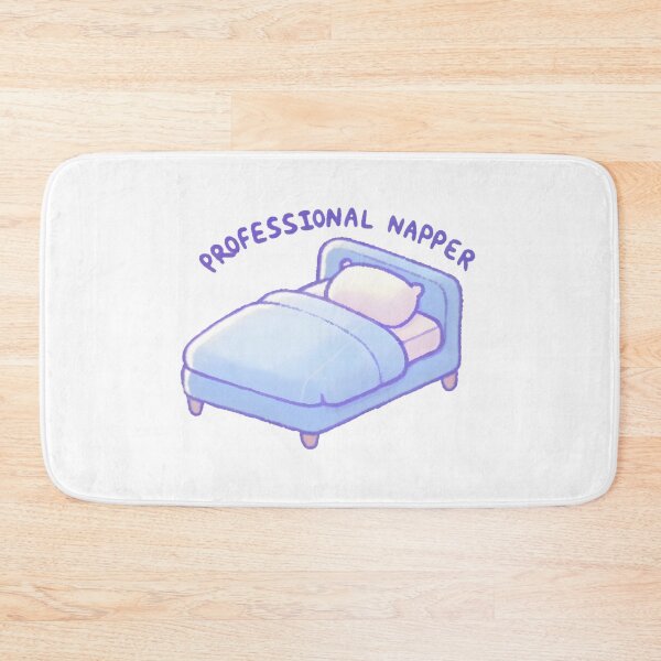 Item preview, Professional Napper - Blue Bed Design designed and sold by UmbrellaStudio1.