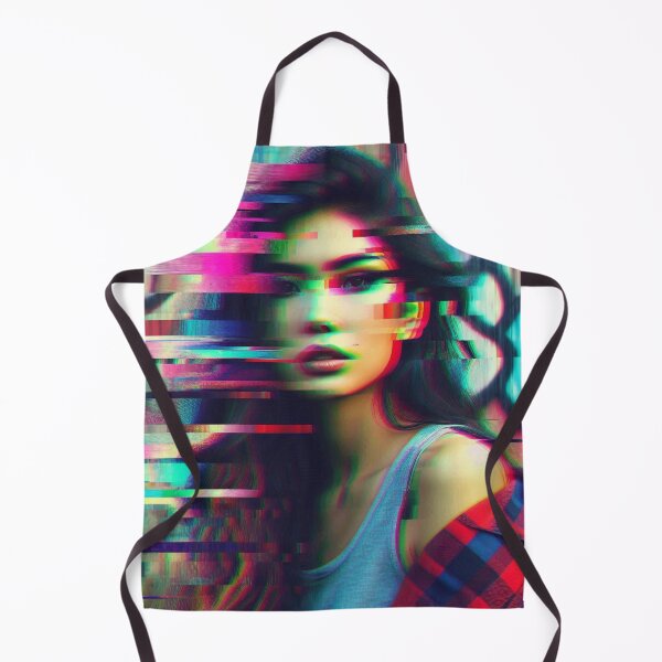 Item preview, Digital Glitch Portrait designed and sold by TheShadow30.
