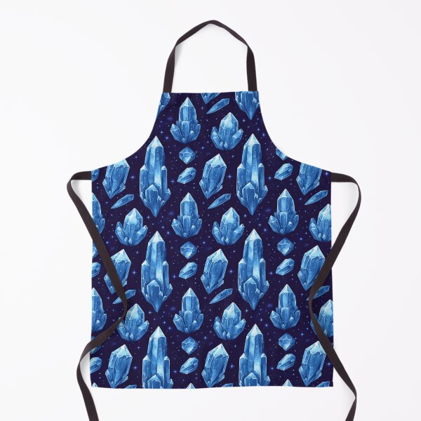 Item preview, Blue Crystals Floating in a Starry Sky designed and sold by kansaikate.
