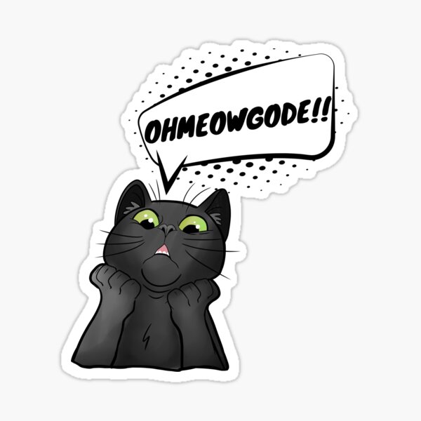 Item preview, OhMeowGod designed and sold by Cawepi.