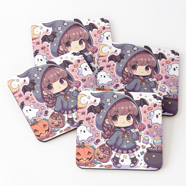 Item preview, Halloween Kawaii Witch Bangsbun Girl designed and sold by bangsbun.