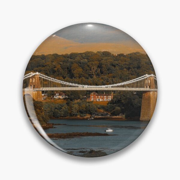 Item preview, Menai Suspension Bridge Autumn Sunset designed and sold by duncan1980uk.