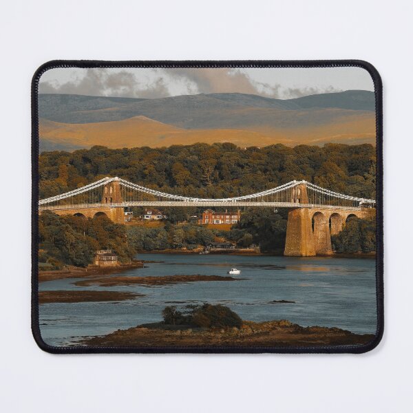 Item preview, Menai Suspension Bridge Autumn Sunset designed and sold by duncan1980uk.