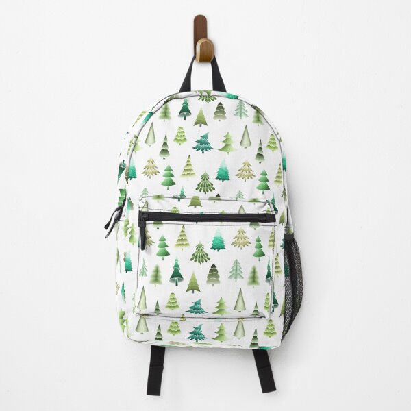 Item preview, Christmas trees, different, shape, watercolor, green, stickers designed and sold by Tetiana Pohurska.