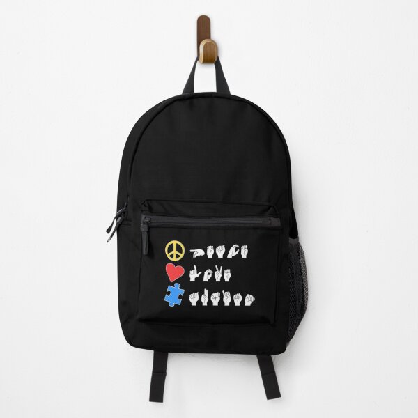 Item preview, ASL Peace Love Autism I designed and sold by Lemon Pepper.