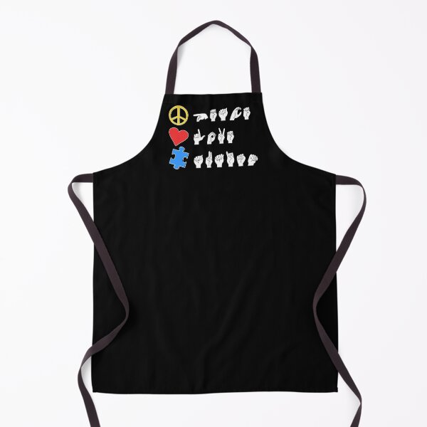 Item preview, ASL Peace Love Autism I designed and sold by Lemon Pepper.