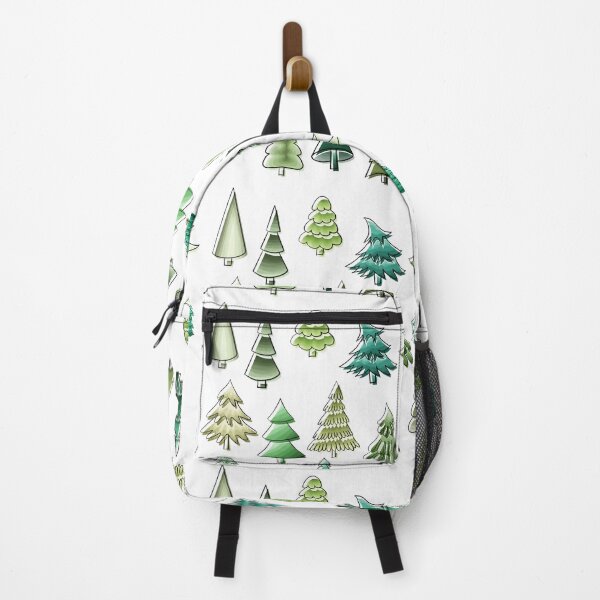 Item preview, Christmas trees, different, shape, watercolor, green, stickers designed and sold by Tetiana Pohurska.