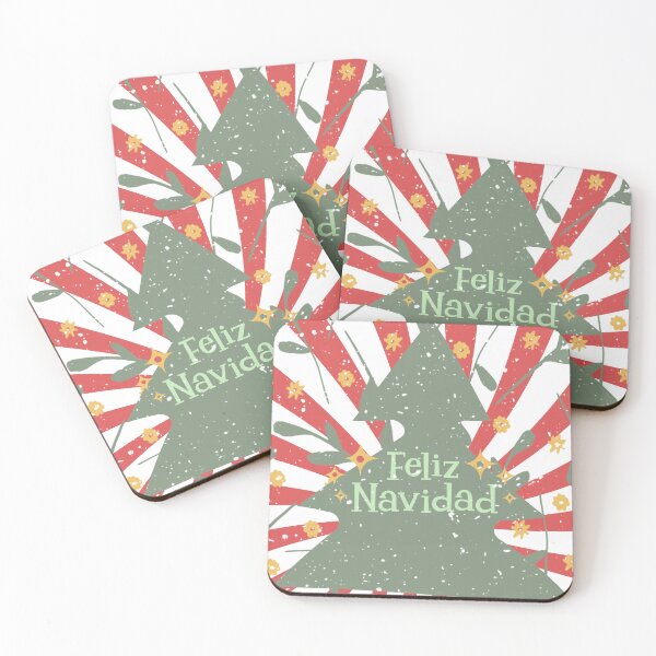 Item preview, Christmas colorful feliz navidad designed and sold by Abelievingheart.