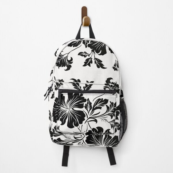 Item preview, Black and White Floral Pattern designed and sold by TojoStudios.