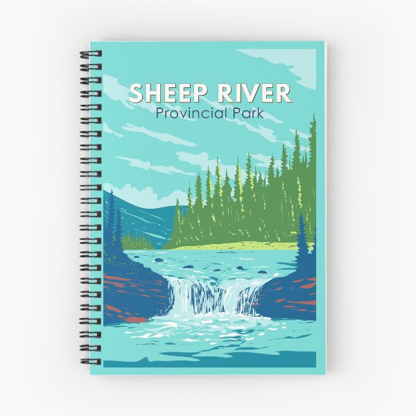 Item preview, Sheep River Provincial Park Travel Art Vintage designed and sold by KrisSidDesigns.