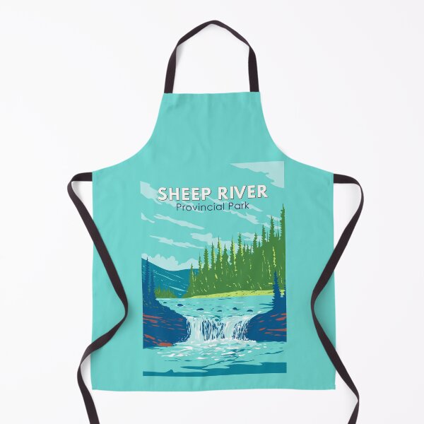 Item preview, Sheep River Provincial Park Travel Art Vintage designed and sold by KrisSidDesigns.
