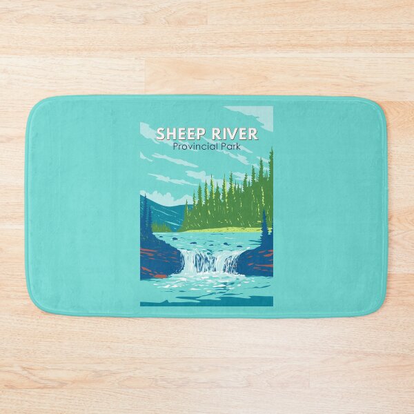 Item preview, Sheep River Provincial Park Travel Art Vintage designed and sold by KrisSidDesigns.