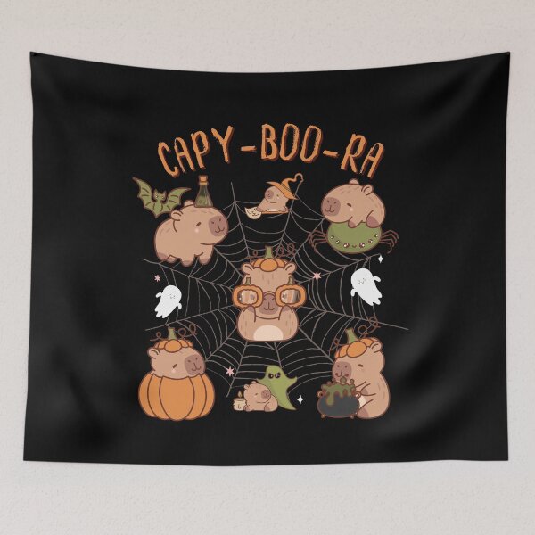 Item preview, Capybara Halloween "Capy-BOO-ra"  designed and sold by GroovyFusion.