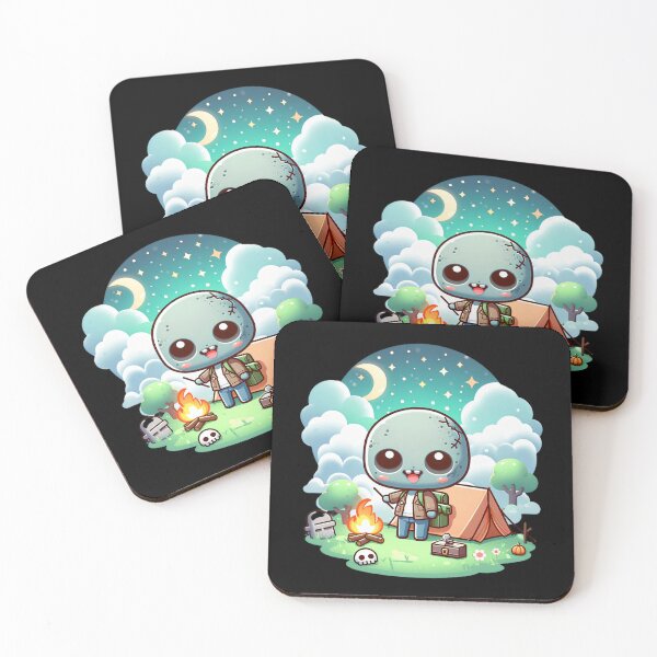 Item preview, Cute Zombie in a Dreamy Fantasy World Camping Adventure (2D) designed and sold by Mechanical-Artt.