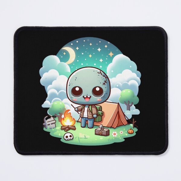 Item preview, Cute Zombie in a Dreamy Fantasy World Camping Adventure (2D) designed and sold by Mechanical-Artt.
