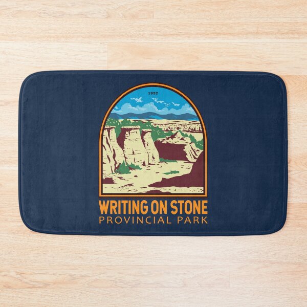 Item preview, Writing on Stone Provincial Park Emblem designed and sold by KrisSidDesigns.