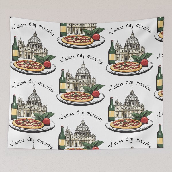 Item preview, Vatican City Pizzeria: Holy Slice of Humor – Gear for Pizza Lovers & Papal Fans! designed and sold by Ignorant-Artist.
