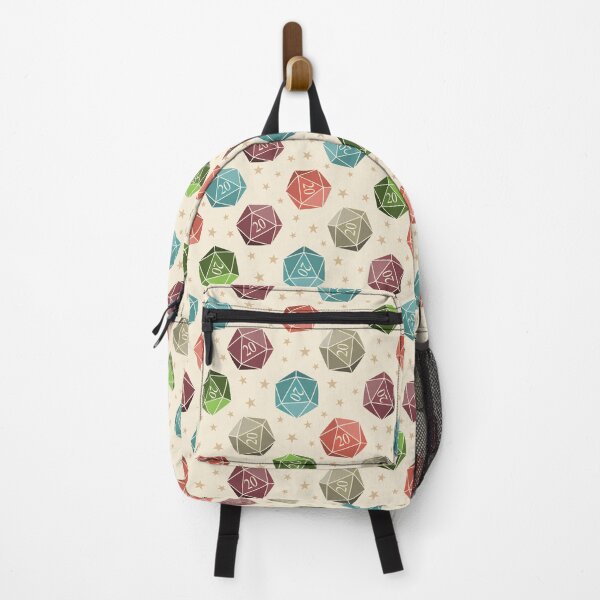 Item preview, all over print D20 dice in cream designed and sold by Becca Alessi.