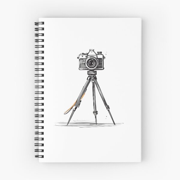 Item preview, Vintage Camera on Tripod Art Print designed and sold by drawbey.
