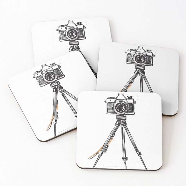Item preview, Vintage Camera on Tripod Art Print designed and sold by drawbey.