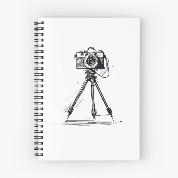 Item preview, Vintage Camera on Tripod Art Print designed and sold by drawbey.
