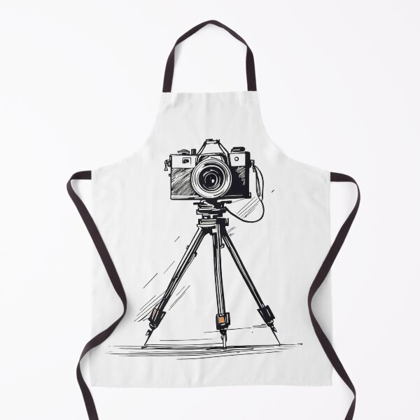 Item preview, Vintage Camera on Tripod Art Print designed and sold by drawbey.