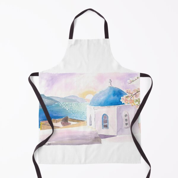 Item preview, Santorini Rooftop Dreams in Oia and Greek Island Seaview designed and sold by artshop77.