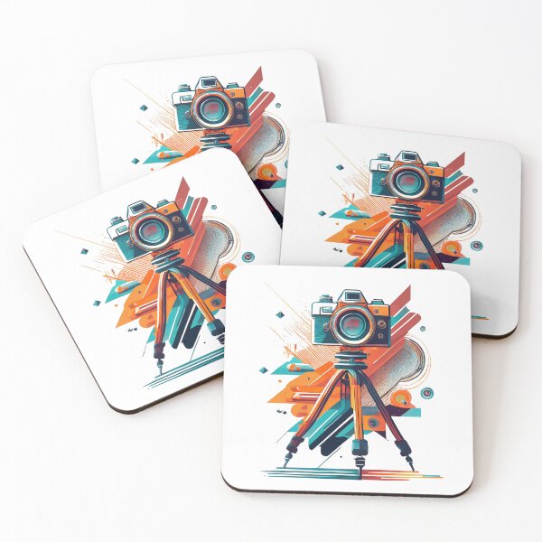 Item preview, Vintage Camera on Tripod Art Print designed and sold by drawbey.
