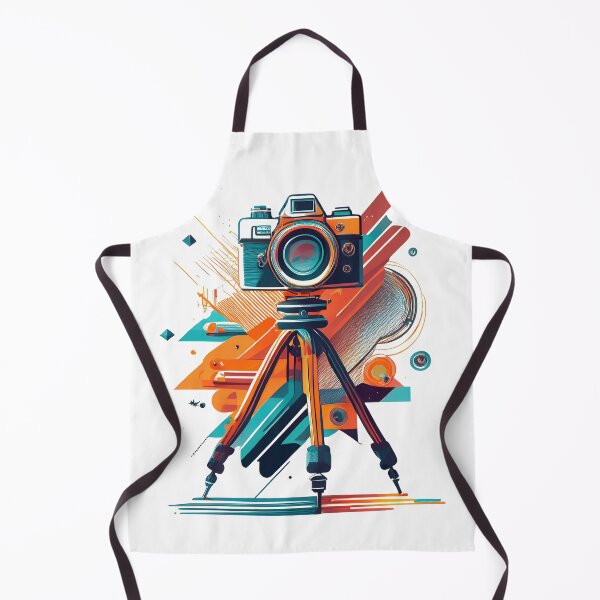 Item preview, Vintage Camera on Tripod Art Print designed and sold by drawbey.