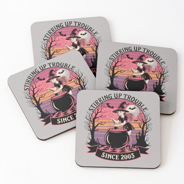 Item preview, Stirring Up Trouble Since 2003, 21st Birthday Halloween Girl gift idea designed and sold by EwaVerse.