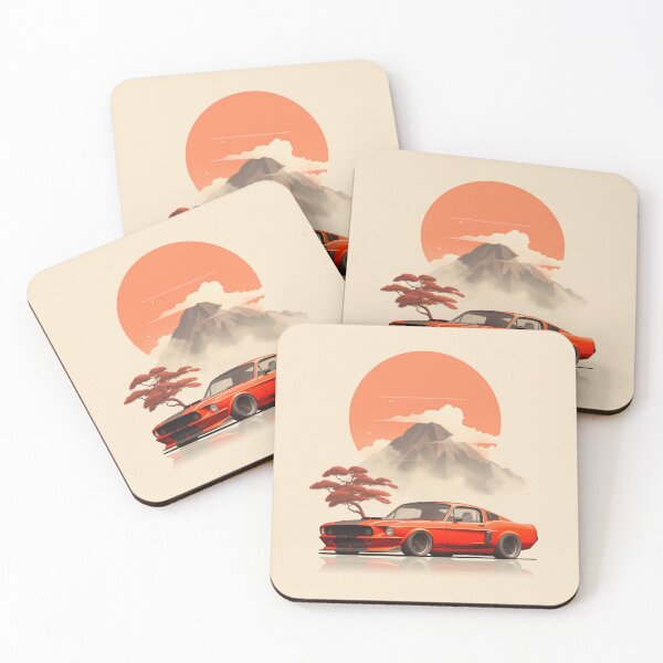 Item preview, Mustang GT 350 in Japan Illustration designed and sold by blackdogshop.