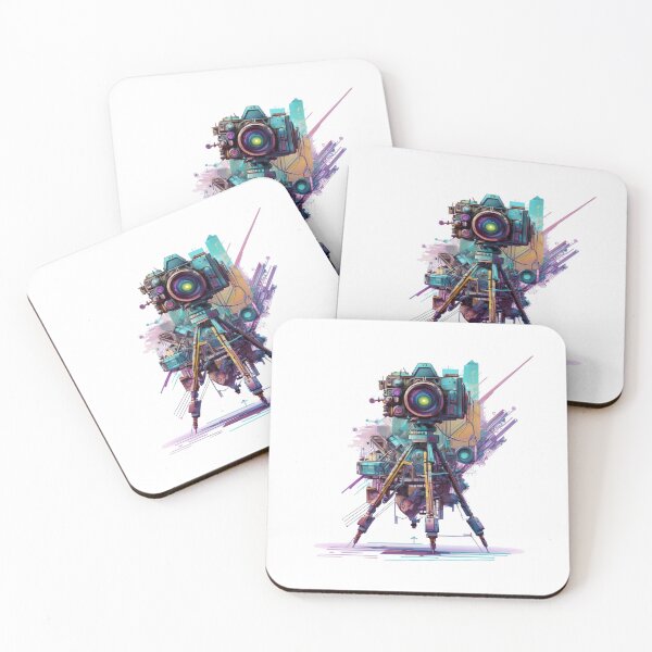Item preview, Vintage Camera on Tripod Art Print designed and sold by drawbey.