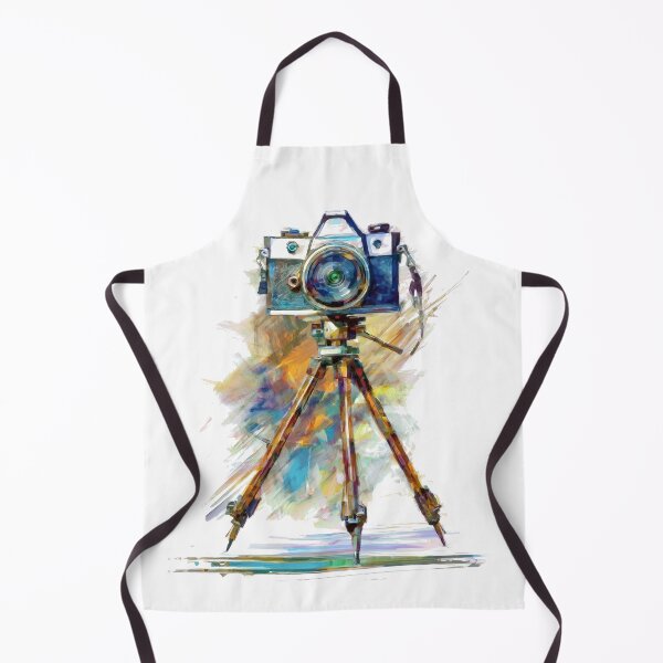 Item preview, Vintage Camera on Tripod Art Print designed and sold by drawbey.