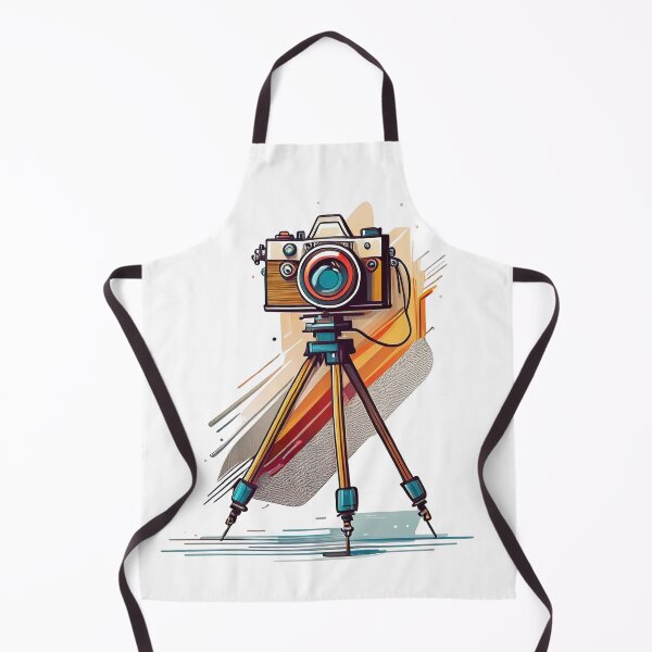 Item preview, Vintage Camera on Tripod Art Print designed and sold by drawbey.