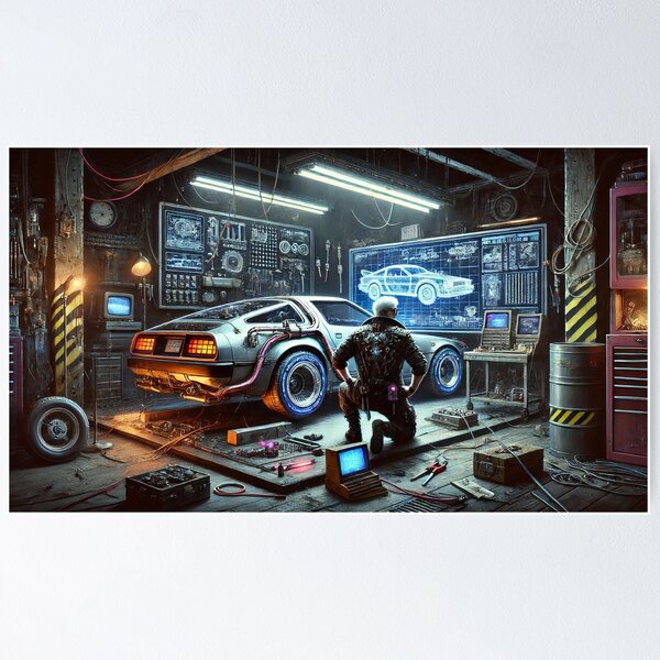 The car is self-made Poster