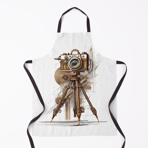 Item preview, Vintage Camera on Tripod Art Print designed and sold by drawbey.