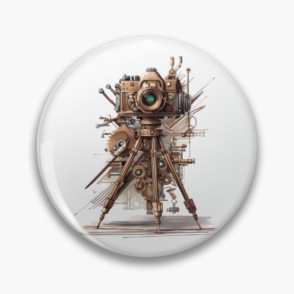 Item preview, Vintage Camera on Tripod Art Print designed and sold by drawbey.