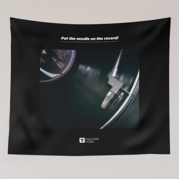 Item preview, Put the Needle on the Record" DJ & Vinyl Lovers Poster – High-Definition Turntable Art designed and sold by paulo silveira.