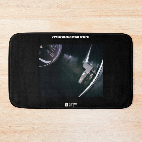 Item preview, Put the Needle on the Record" DJ & Vinyl Lovers Poster – High-Definition Turntable Art designed and sold by paulo silveira.