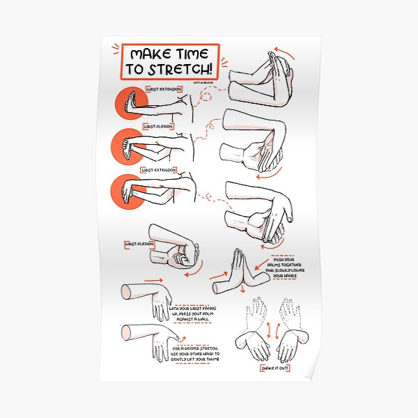 Remember to Stretch! Poster
