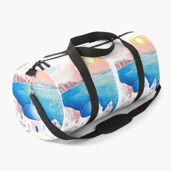 Item preview, View of the Aegean from top of Caldera at Oia with Blue Cupolas designed and sold by artshop77.