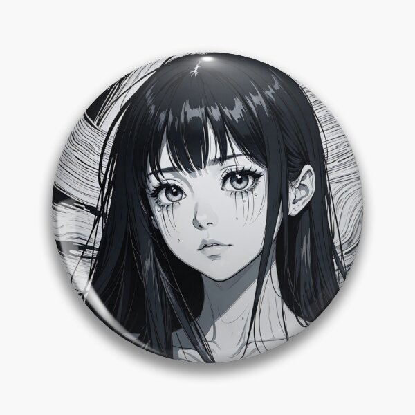 Item preview, cute crying anime girl, with dark hair designed and sold by Stajnon.