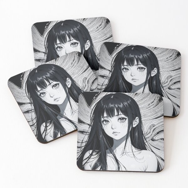 Item preview, cute crying anime girl, with dark hair designed and sold by Stajnon.