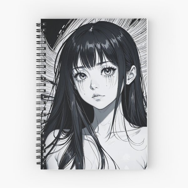 Item preview, cute crying anime girl, with dark hair designed and sold by Stajnon.
