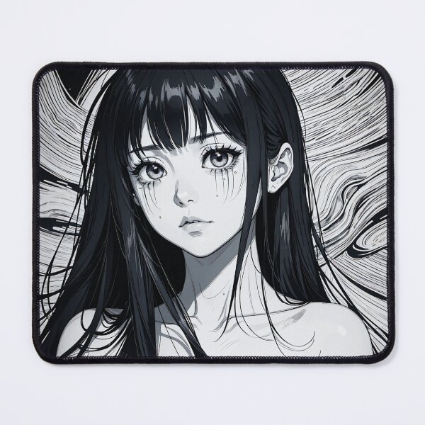 Item preview, cute crying anime girl, with dark hair designed and sold by Stajnon.