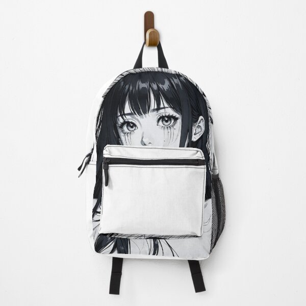 Item preview, cute crying anime girl, with dark hair designed and sold by Stajnon.